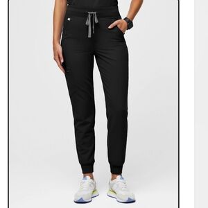 New Figs Black Scrubs High Waist Pants New Without Tag
